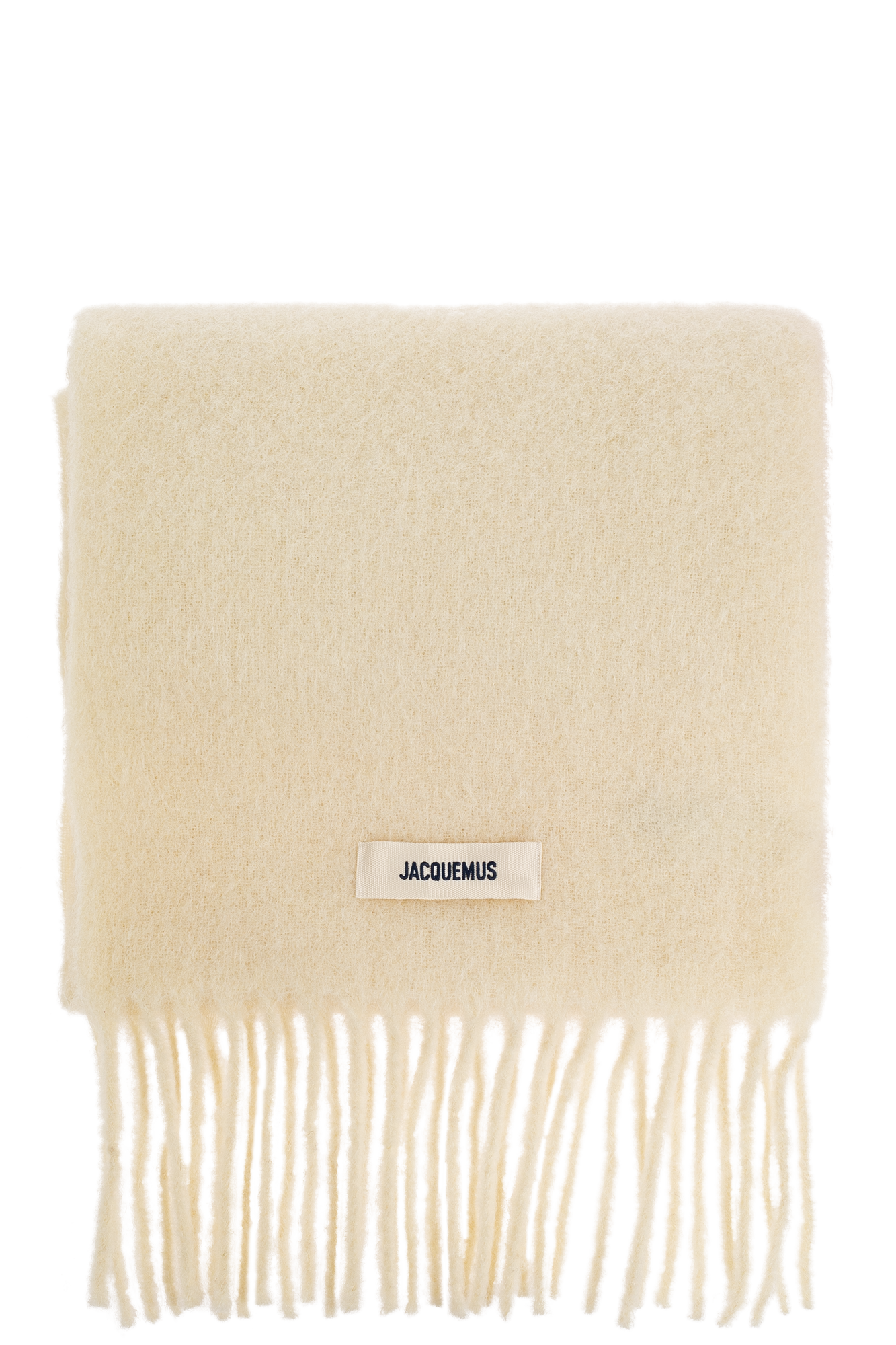 小物 Jacquemus 2024 Logo Lable Neck Scarf Cream Scarf with logo Jacquemus - Vitkac Italy